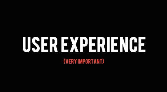 user experience