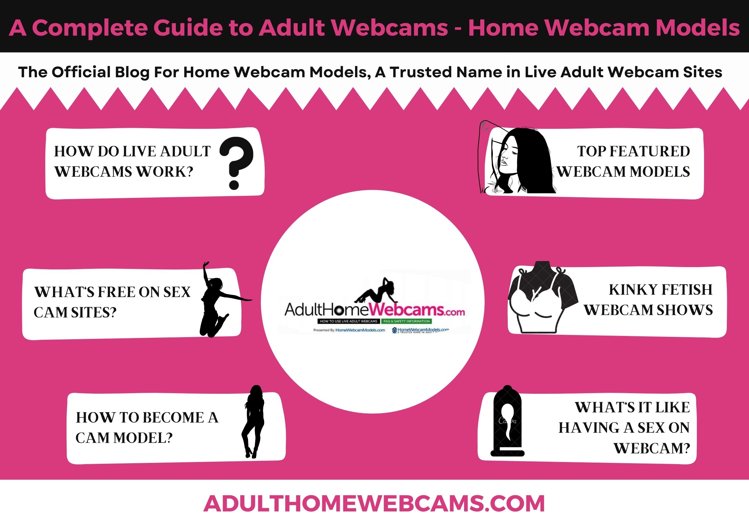 Guide to Adult Webcams Infographic